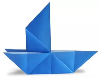 Kako narediti čoln Boat: Step-by-Step Origami Navodila s fotografijami in videoposnetki