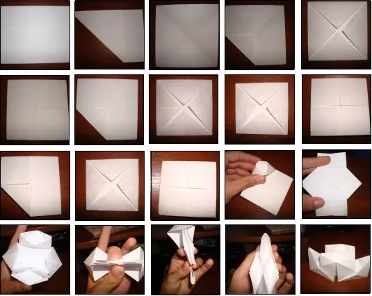 Meriv çawa keştiyek keştiyê çêke: Rêbernameya Origami-ya gav-gav bi wêne û vîdyoyê re