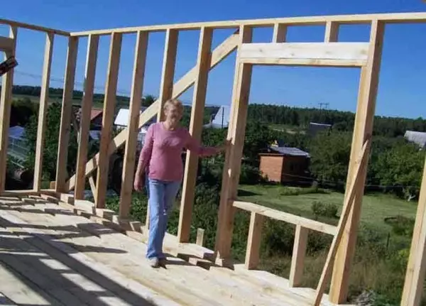 Frame house with your own hands: photo of construction stages