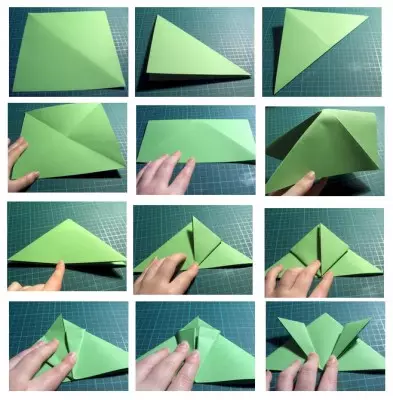 Sådan laver du en frø af papir, som hopper: Skema med fotos og video