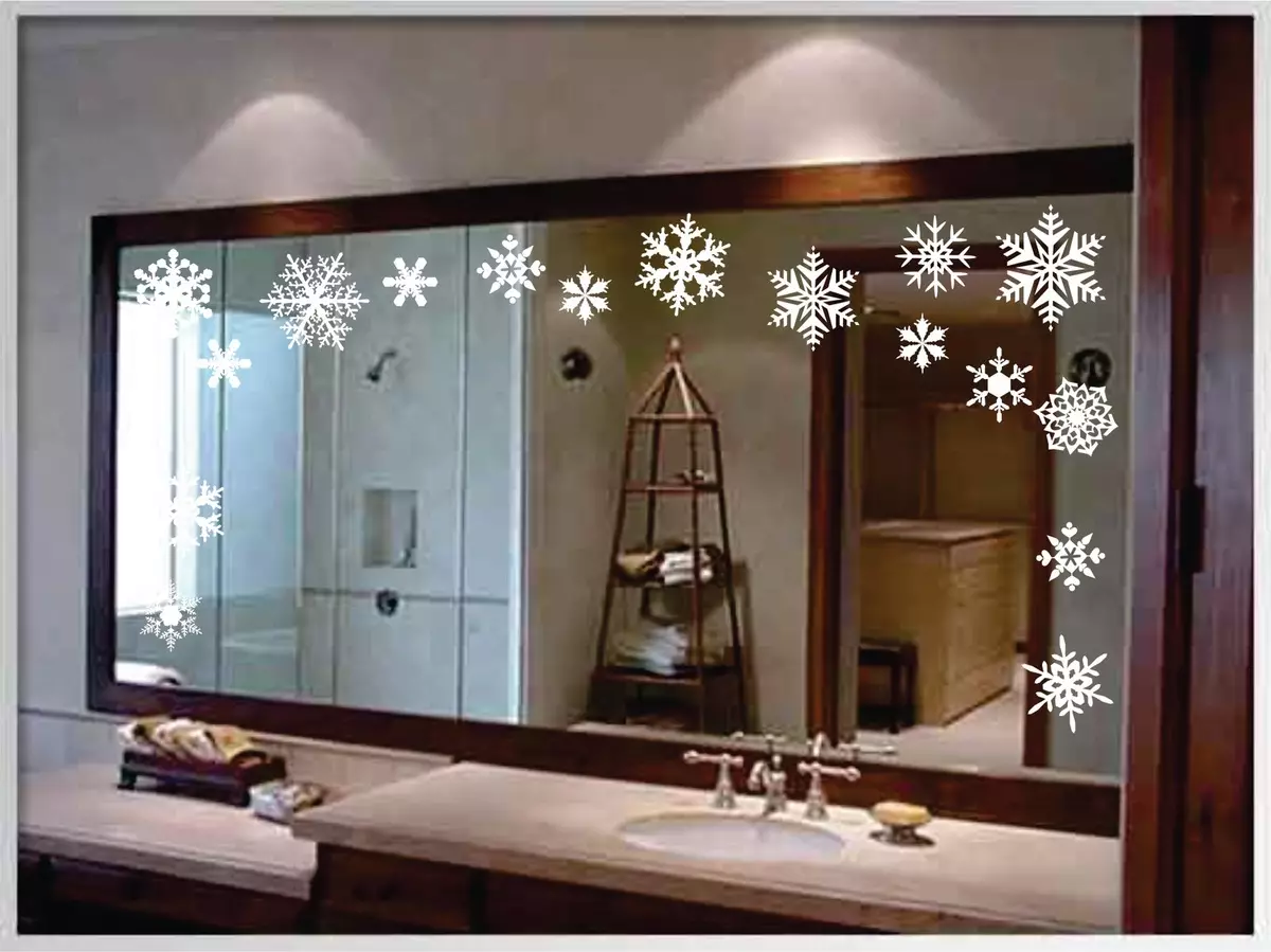 Homemade Snowflakes dzīvokļa apdarē: kā to izmantot stilīgs?