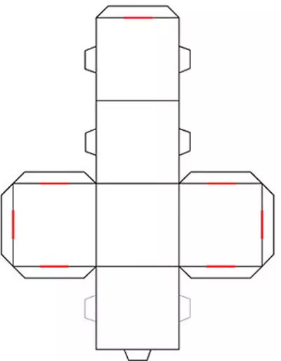 Como fazer um cubo de papel ou papelão: esquema com fotos e vídeos