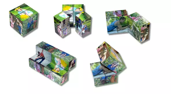Како направити коцку папира или картона: Схема са фотографијама и видео записом