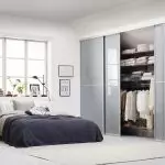 Slaapkamer met kleedkamer: foto van ontwerp en tips op het ontwerp