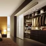 Kamar Tidur nganggo kamar klamben: Foto Desain lan Tips babagan Desain