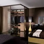 Bedroom with dressing room: photo of design and tips on design