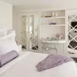 ड्रेसिंग रूम के साथ बेडरूम: डिजाइन पर डिजाइन और टिप्स का फोटो