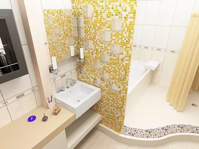 Mosaic sa Interior Decor - Mga ideya, Mga Tip, Paggamit Mga Kapilian (45 Mga Litrato)