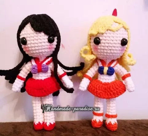 Crochet Bows Amigurum Dolls