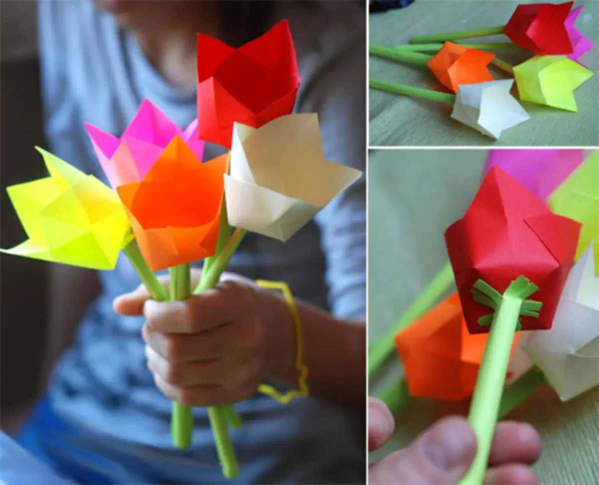 Подарки своими руками из бумаги цветы. Оригами цветок. Поделка цветы для мамы. Подарок маме своими руками.