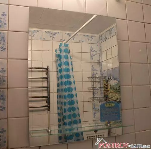 Installing the mirror in the bathroom: installation methods, height, decor