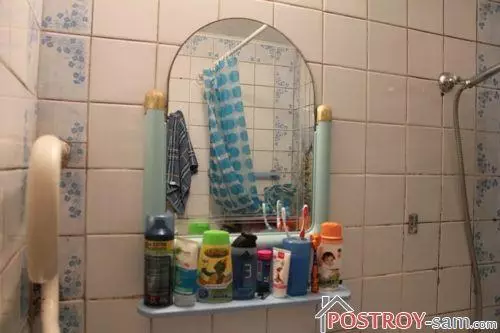 Instalación do espello no baño: métodos de instalación, altura, decoración