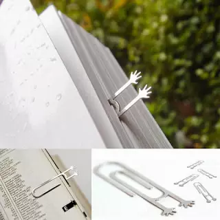 How to bookmark paper for book: Corner video and photo