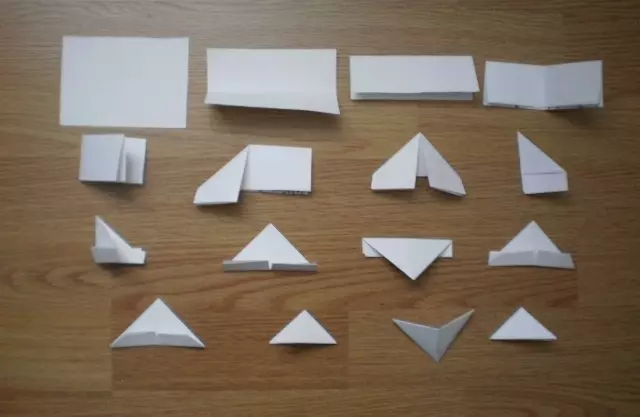 Modulinių origami schemos pradedantiesiems: Peacock, Dragon ir katė