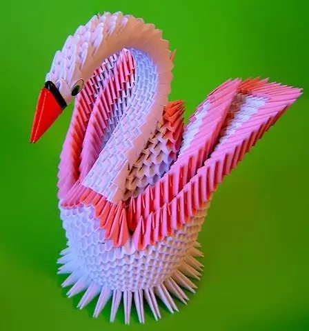 Ordninger af modulær origami til begyndere: påfugl, drage og kat