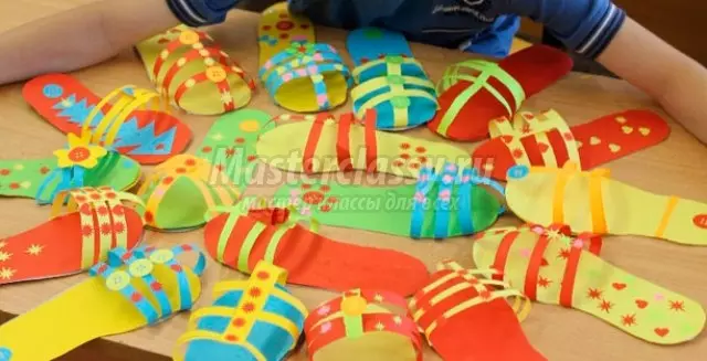 Crafts from colored paper with their own hands without glue and scissors for children