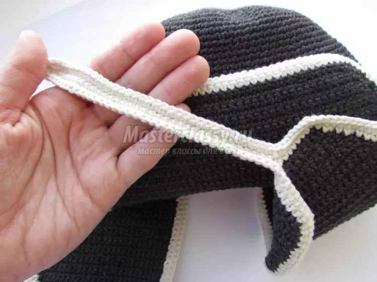 Knitted Hat-Ushanka: Mga Litrato, Mga Laraw, Step-by-Step Mk nga adunay video