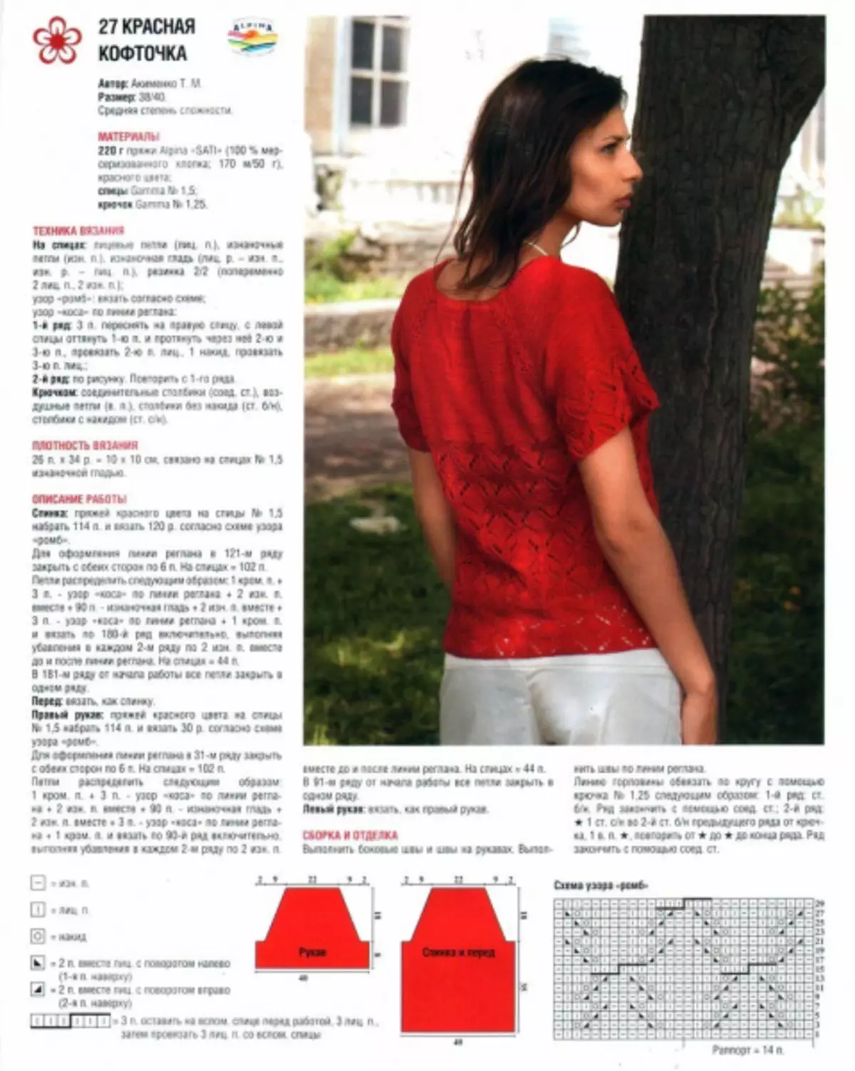 Blusas de verán de verán mallas con tricô de algodón: esquemas con descrición