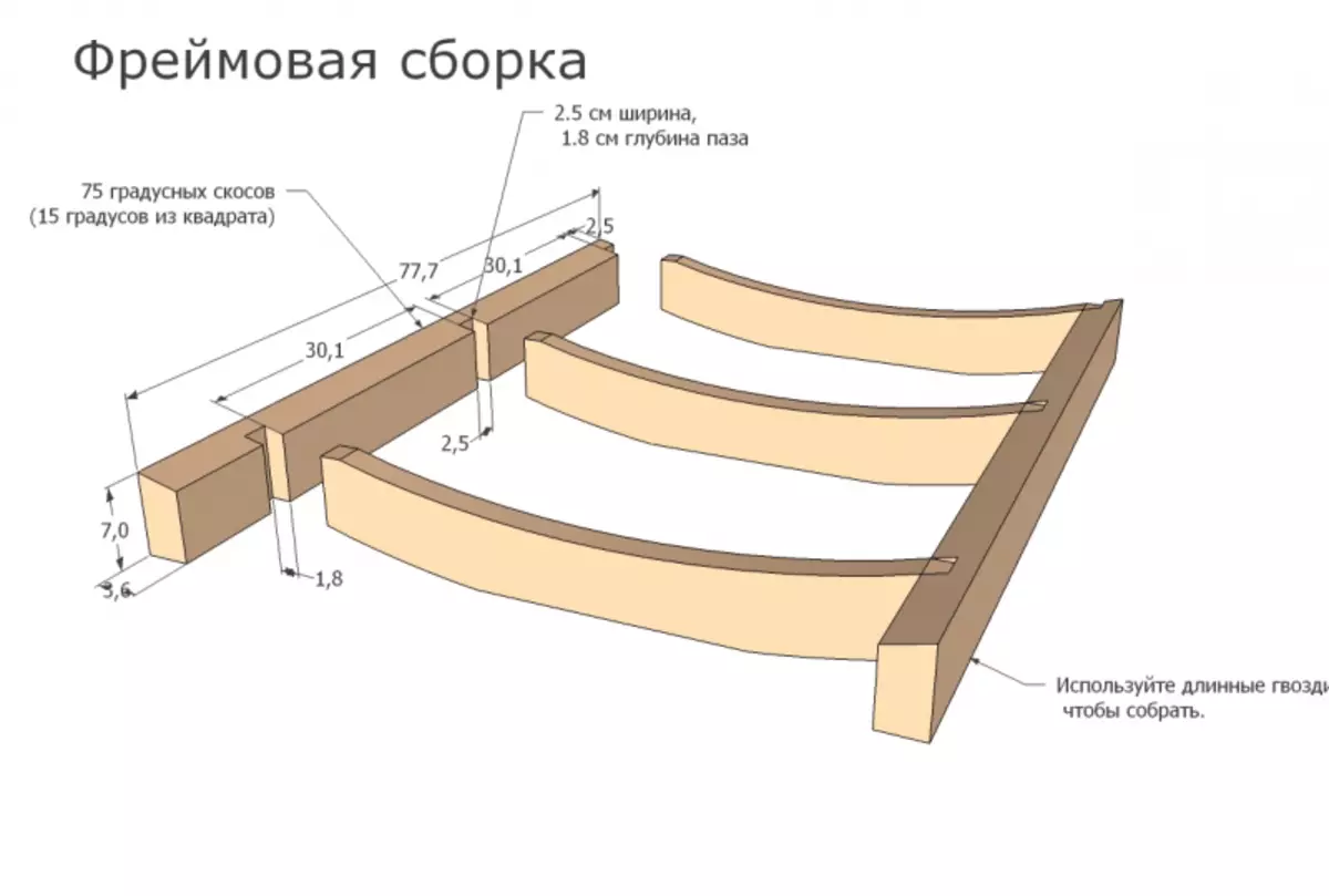 Como fazer uma chaise longue de madeira com suas próprias mãos