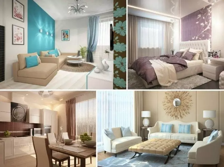 Colore beige all'interno: scegli un'ombra adatta e impara a combinare con altre pitture (40 foto)