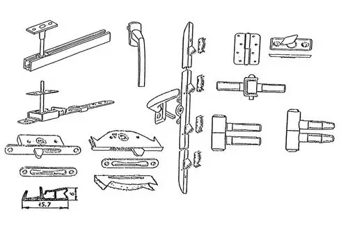 Види фурнітури для пластикових дверей
