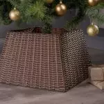 How to hide the stand of an artificial Christmas tree?