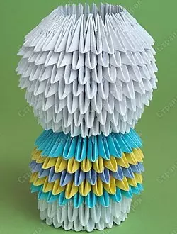 Kağıttan Hare Origami: Video ve fotoğraflı modüllerden montaj şeması