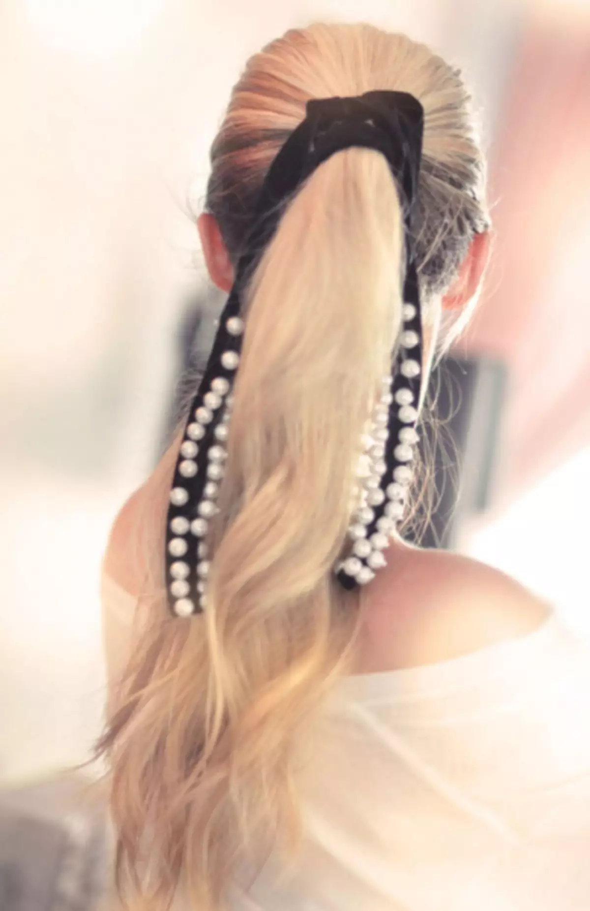 Plaukų su perlais tai daro patys