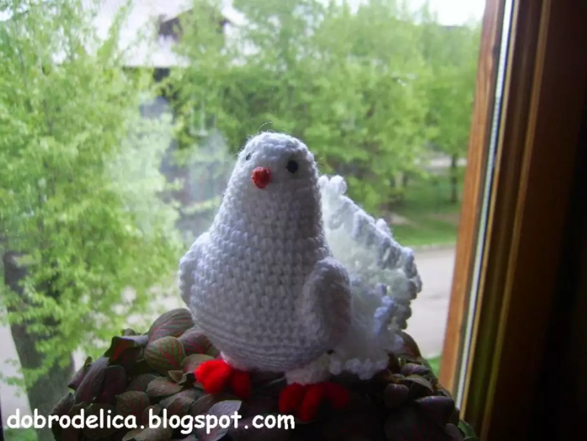 Cara dasi crochet merpati