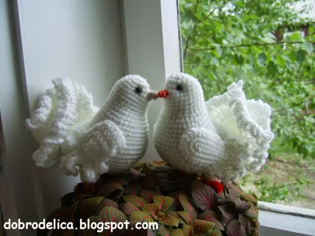 Cara dasi crochet merpati