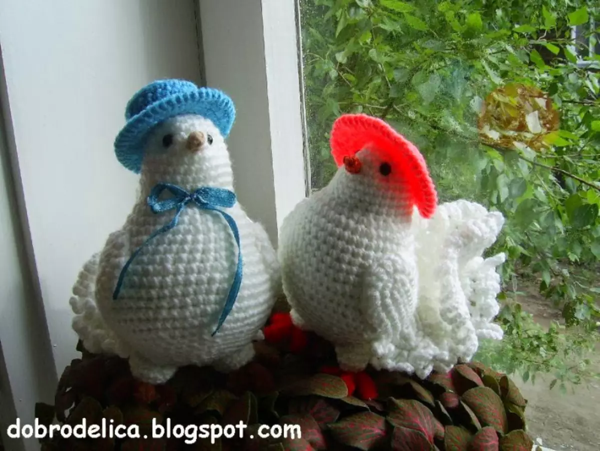 Como amarrar um crochet de pombo