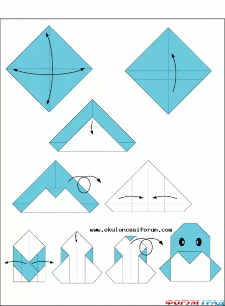 Paperoplastio: Skemoj por komencantoj kaj por infanoj kun fotoj kaj video