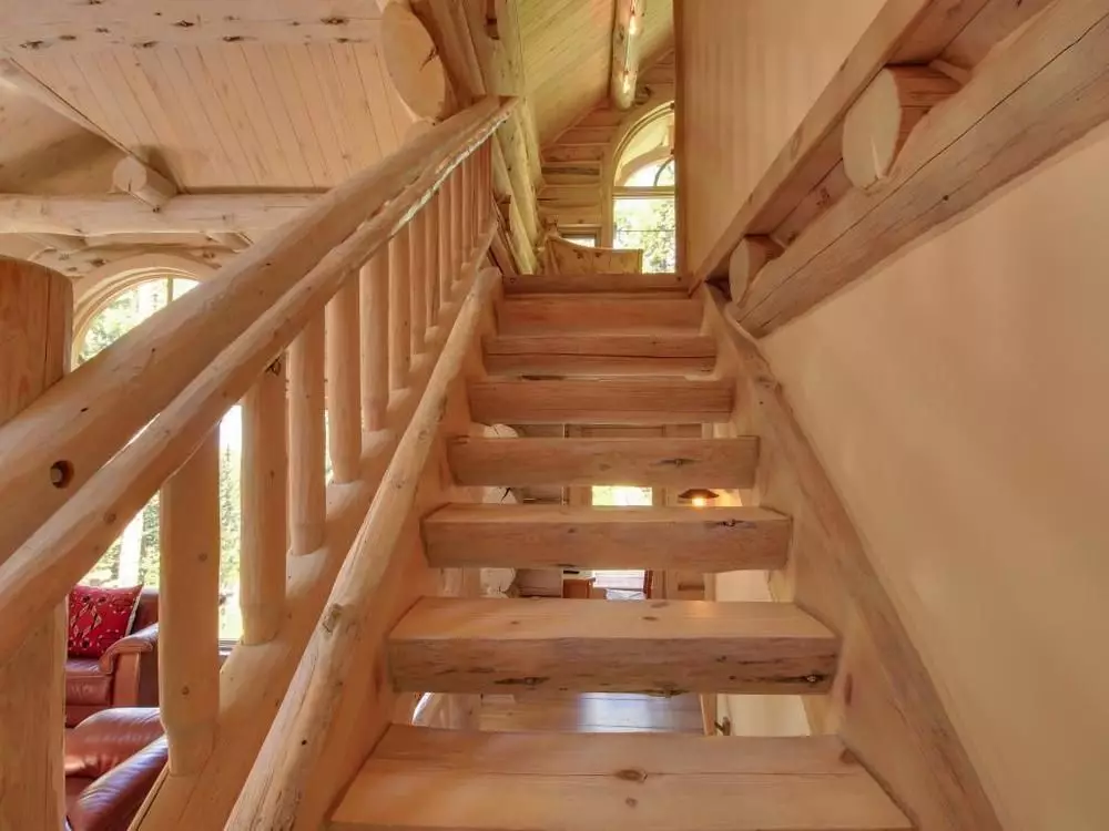 Pine Staircase
