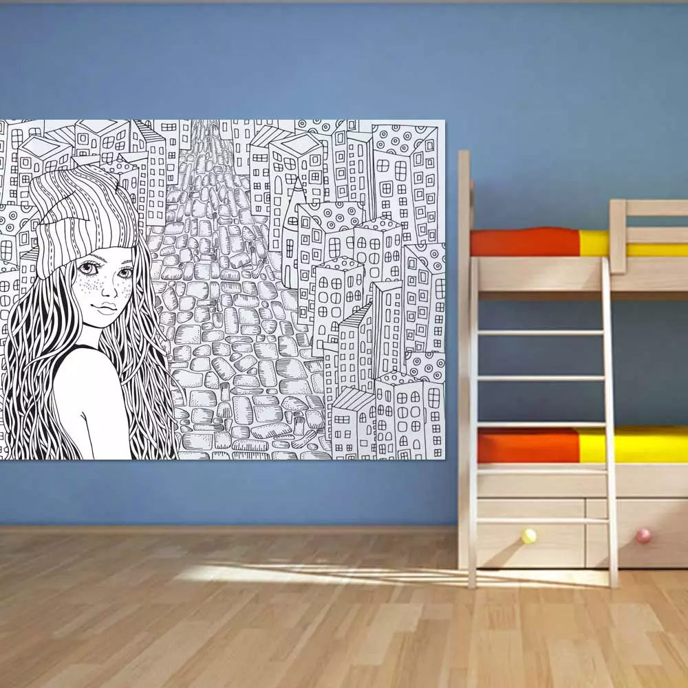 Papel tapiz para colorear: ¿Para qué habitaciones son adecuadas?