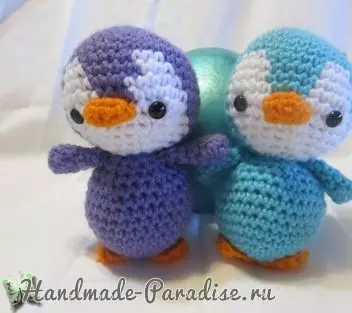 Ithoyizi le-crochet. Penguin amigurumi