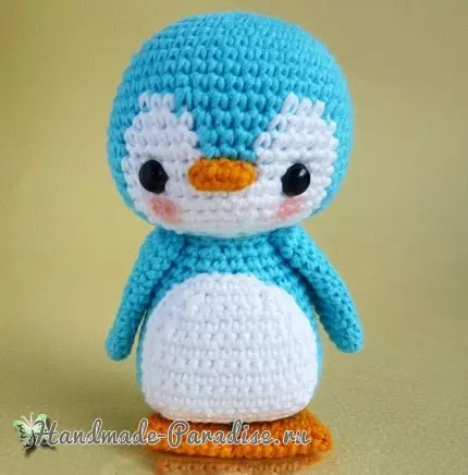 Crochet Toy. Penguin amigurumi