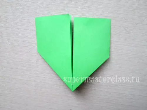 Valentine origami do-it-yourself: kelas induk dengan skim