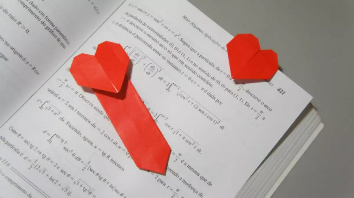 Valentine Origami gør-det-selv: Master klasse med ordninger