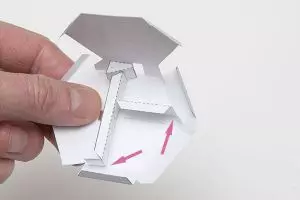 Iphepha harmonica: ubuciko ngecebo le-origami ngeSchemes