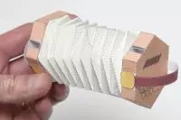 Papier Harmonica: ambachten yn origami-technyk mei skema's
