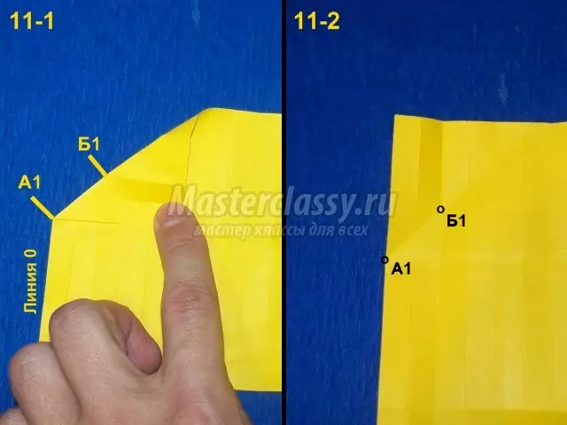 Harmonijka papierowa: rzemiosło w technice origami ze schematami