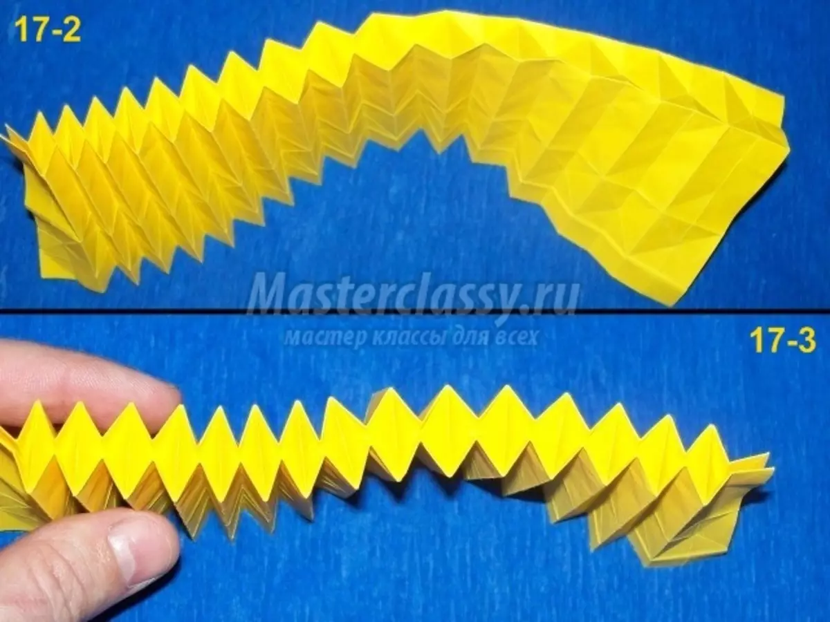 Papieren Harmonica: Ambachten in Origami-techniek met schema's