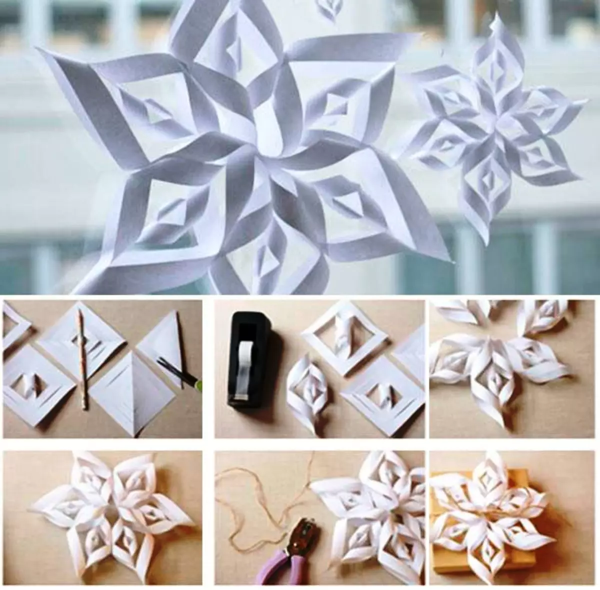 Christmas toys from paper: video lessons with photos and schemes