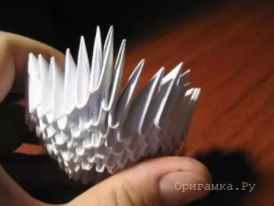 Modulös origami kyckling i skalet: Master Class med monteringsschema