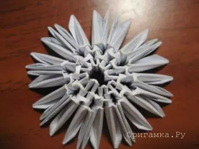 Modulinė origami vištiena apvalkale: meistrų klasė su surinkimo schema
