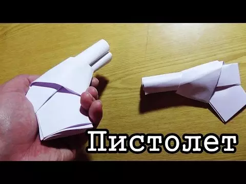 Origami-pistole papíru a automaty: Master Class s videem