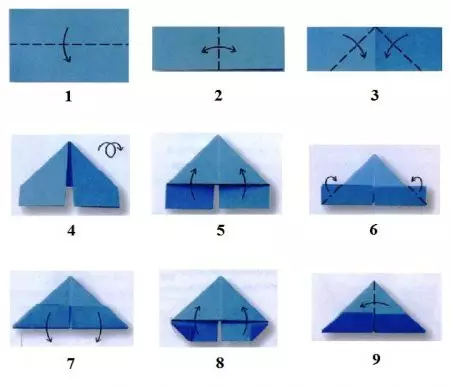 Gallo dai moduli origami: master class con foto e video