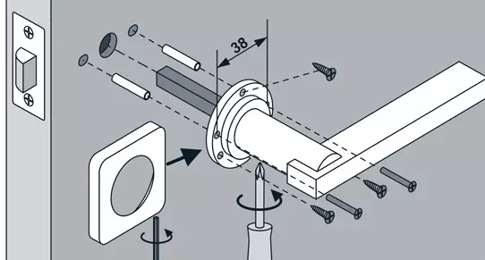 Porta manipula Sirius: Como desmontar-os com suas próprias mãos?