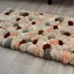 Izrada tepiha iz pumpi sa vlastitim rukama - ekskluzivna tehnika sluškinja