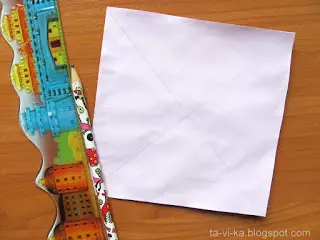 Papir okretni s vlastitim rukama u origami tehnici s shemama